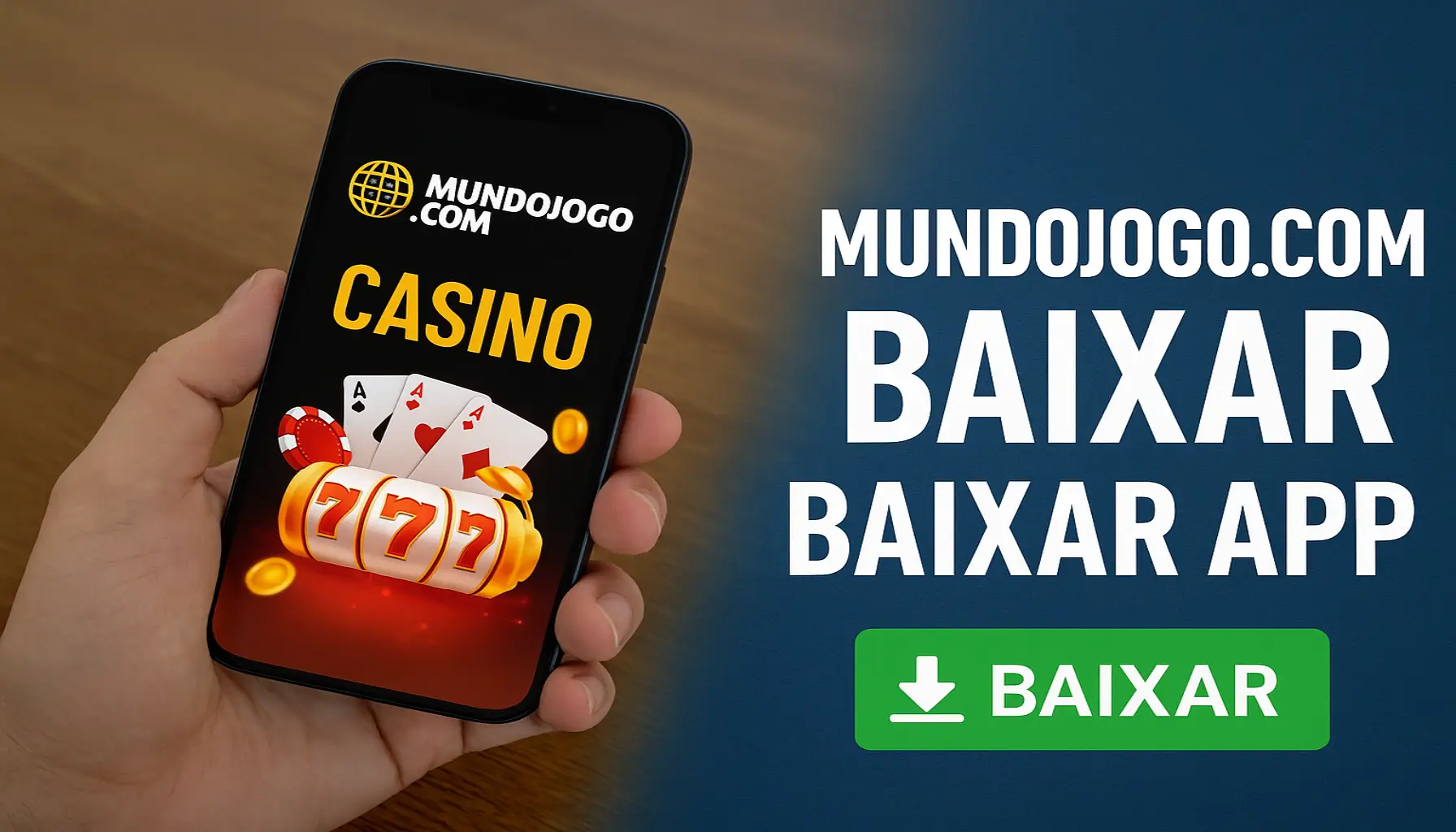 Baixar o MUNDOJOGO.COM Cassino App